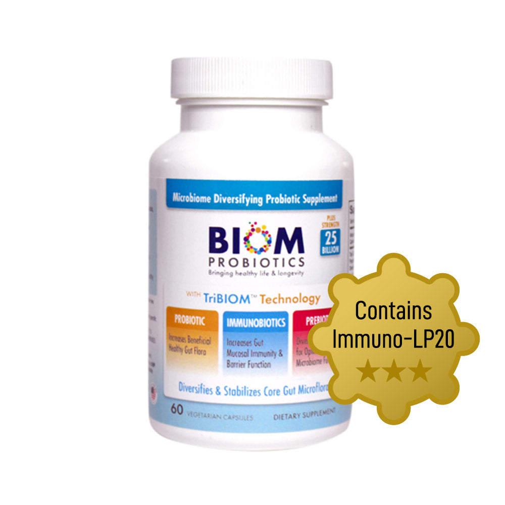 Biom Probiotics 3-in-1 precision Formula  contains Immuno-LP20