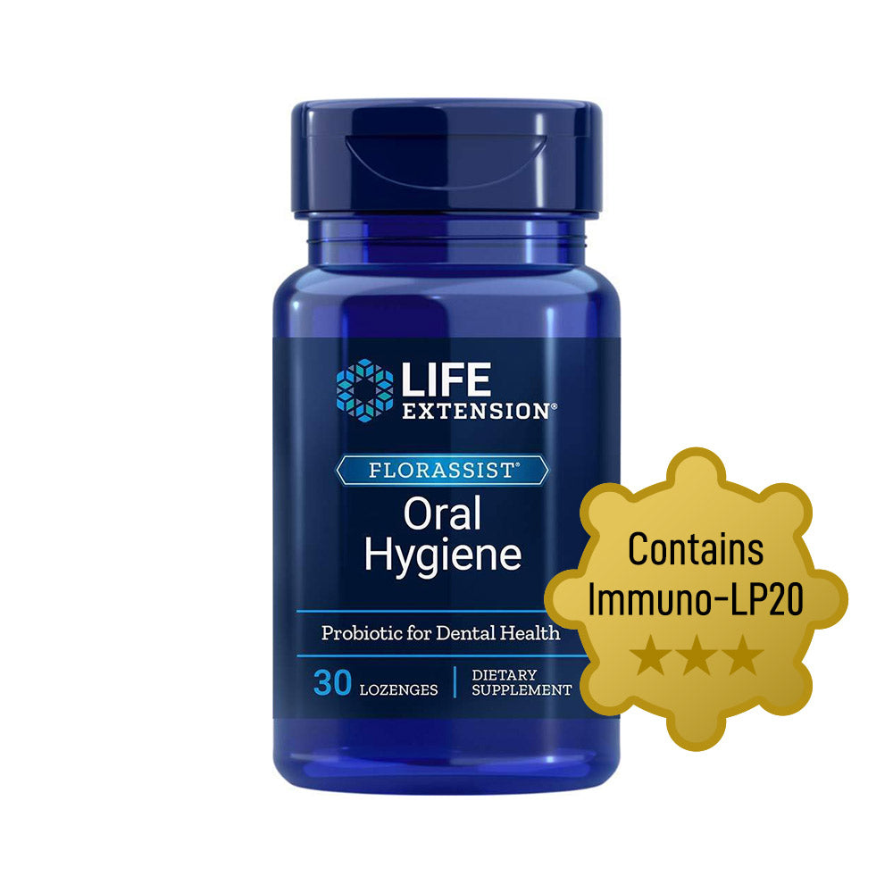 Life Extension FLORASSIST® Oral Hygiene contains Immuno-LP20
